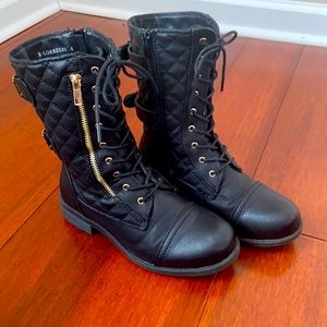 Black Combat Boots